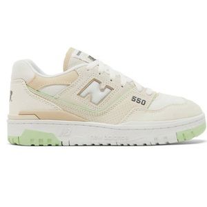 2023 Turtledove Green Aura New Balance 550 NWT, Cream & Pastel Green